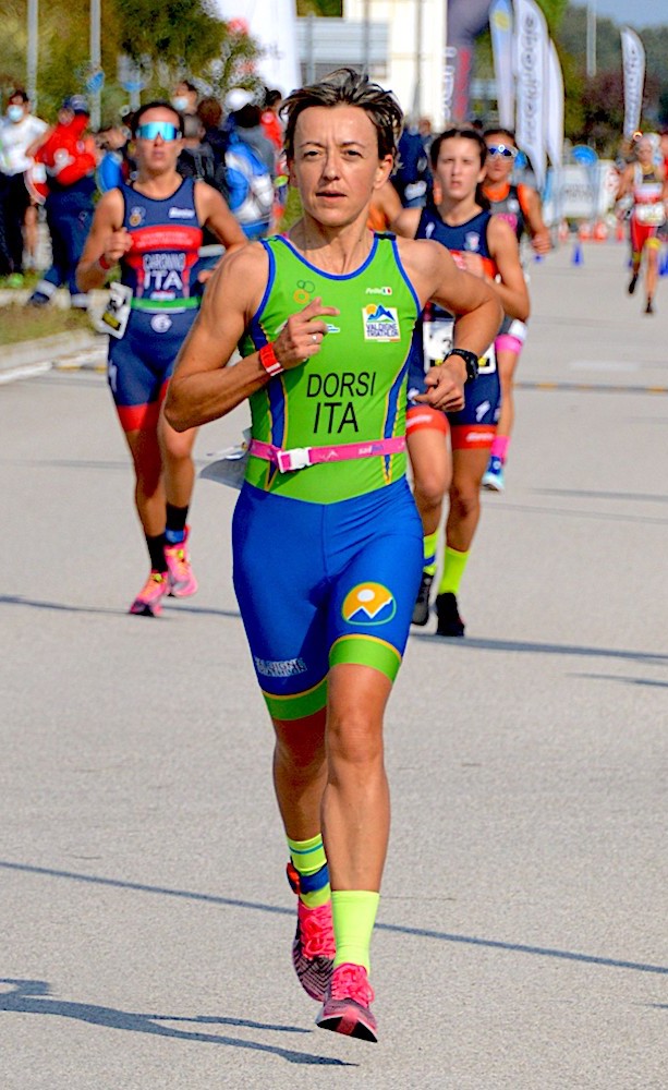 patrizia dorsi, campionato italiano triathlon sprint staffetta 2+2, lignano pineta, 2020